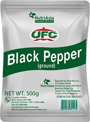 BLACK PEPPER GROUND 500gX12